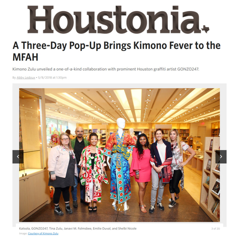 Houstonia Magazine - A Three-Day Pop-Up Brings Kimono Fever to the MFAH